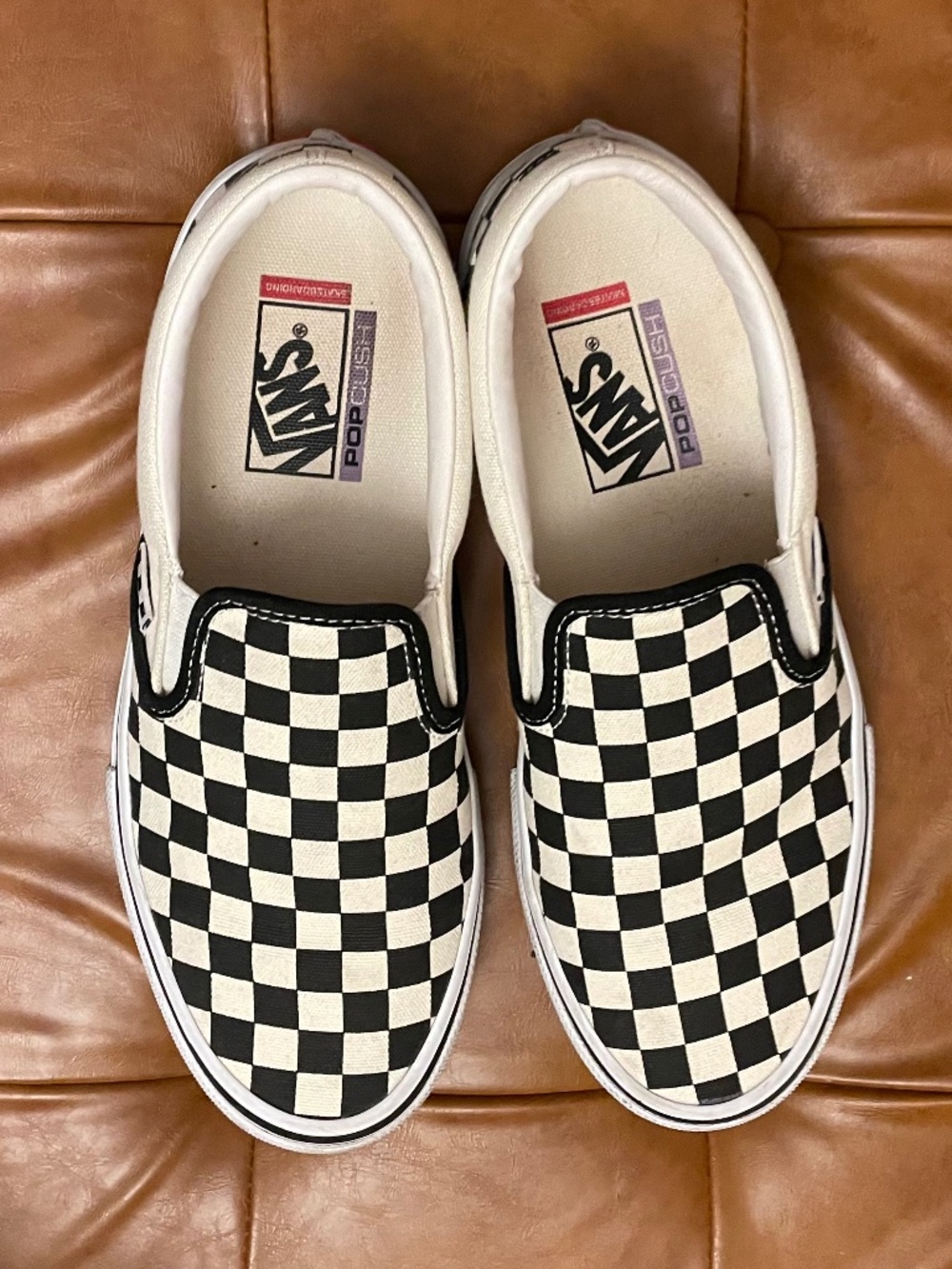 Vans Checkerboard Slip Ons